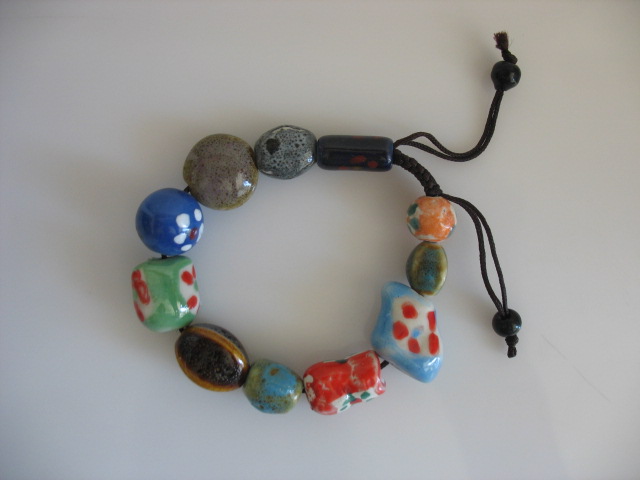 Bracelet en porcelaine (multicolore)